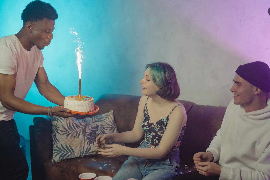 Joyful senior celebration event