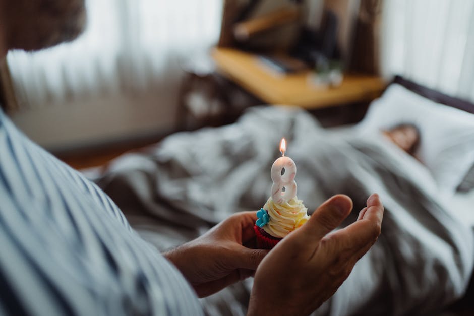A senior celebrating an 80th birthday milestone with care